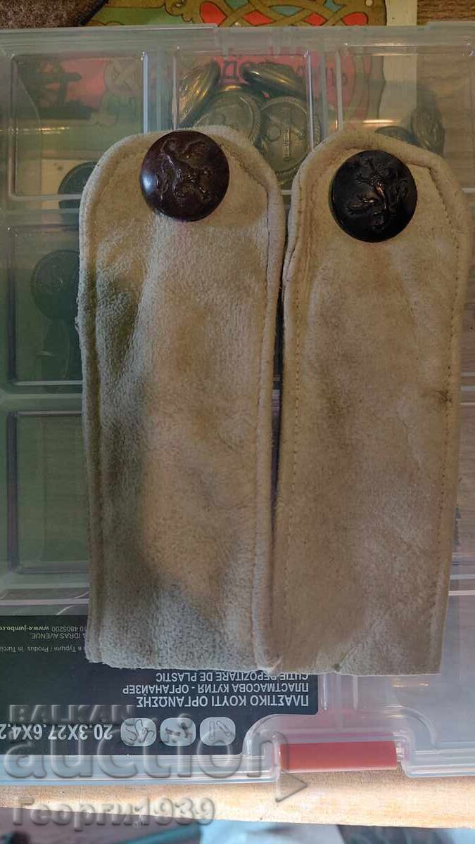Kingdom of Bulgaria. Epaulettes from a winter motorcycle jumpsuit Kingdom of Bulgaria. Epaulettes from a winter motorcycle jumpsuit