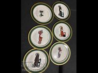 Συλλεκτικά πιάτα Renault 1980 Γαλλία