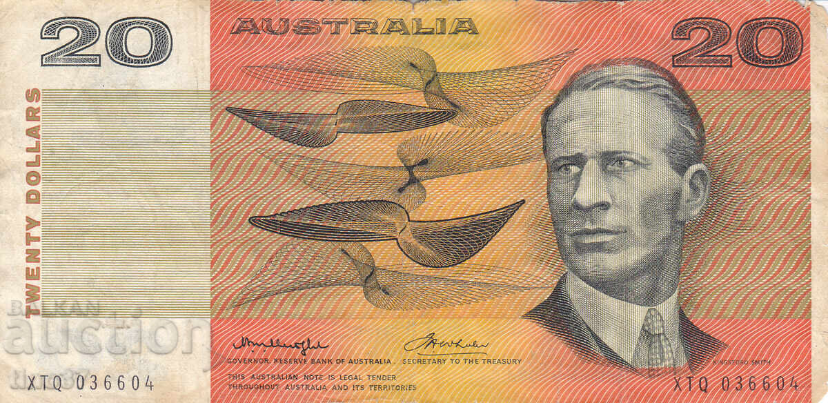 tino37 - AUSTRALIA - 20 DOLLARS - 1976 with price 21.70 BGN | € 11.10 tino37 - AUSTRALIA - 20 DOLLARS - 1976 with price 21.70 BGN | € 11.10