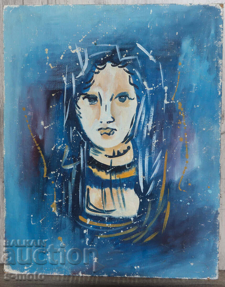 Oil painting portrait of a girl - 5