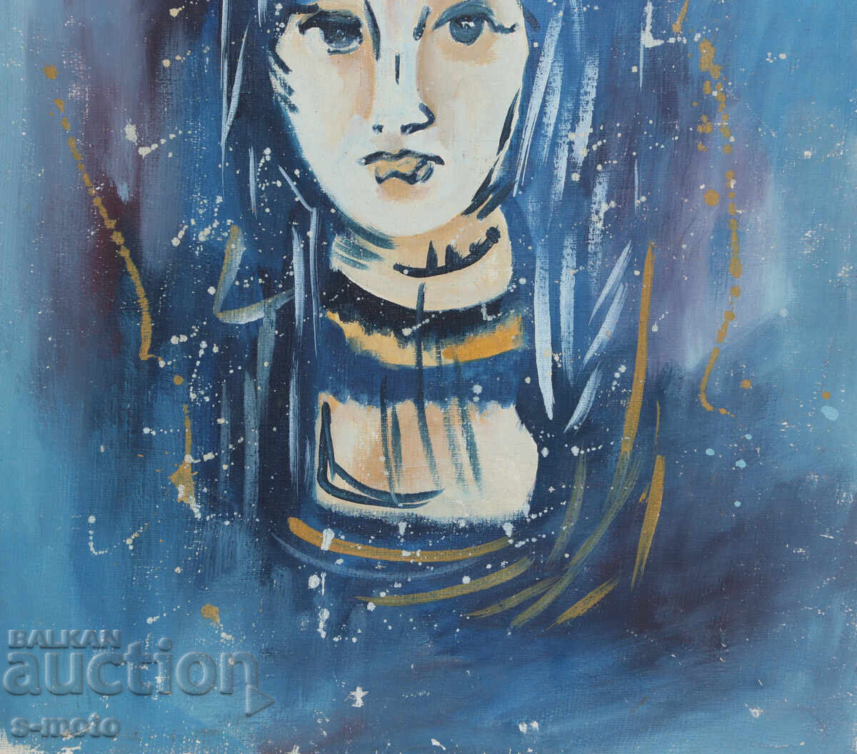 Oil painting portrait of a girl - 6