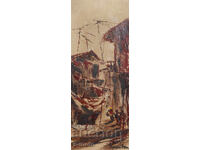 Παλιός πίνακας ψαροχώρι, Βιετνάμ