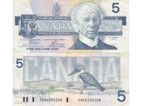 tino37- CANADA - 5 DOLLARS - 1986