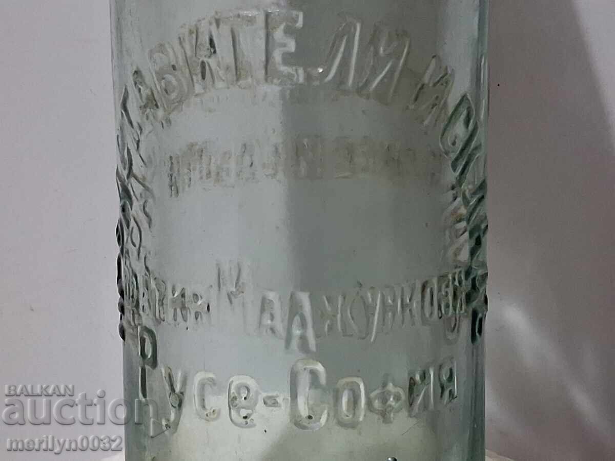 Sticlă cu bilă Frații Madjunkovi sodă, sticlă de limonadă