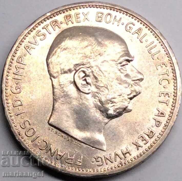 2 coroane 1912 Austria Patină Aurie Argint cu preț 76.00 BGN | € 38.86