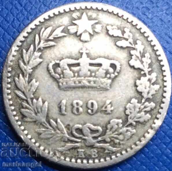 20 Centesimi 1894 Ιταλία R - Ρώμη 20 Centesimi 1894 Ιταλία R - Ρώμη