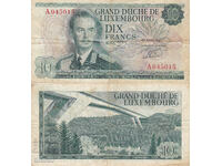tino37- ΛΟΥΞΕΜΒΟΥΡΓΟ - 10 ΦΡΑΓΚΑ - 1967 - F