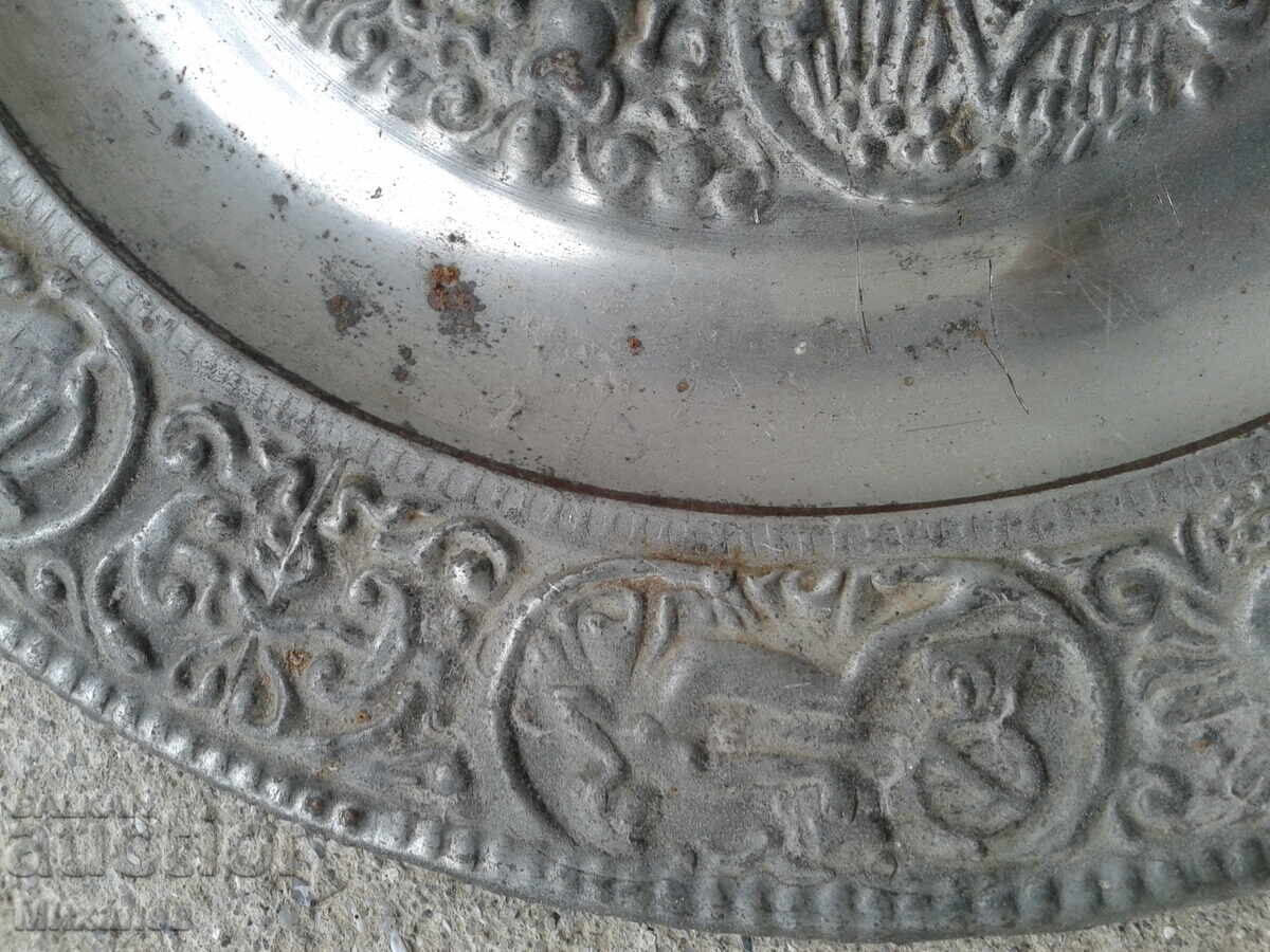 Farfurie metalică panou cu ornamente - 6 Farfurie metalică panou cu ornamente - 6