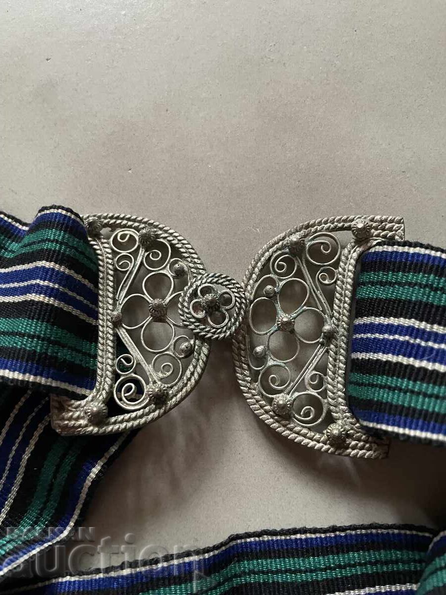 Аукцион Колан с тока-237/ 4 см,тъкан