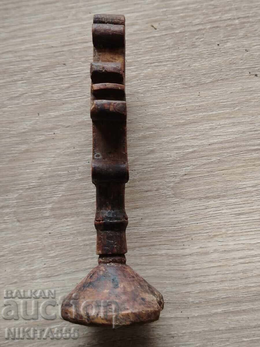 Old wooden stamp for bread - Prosphor - 6