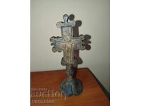 Old wooden stamp for bread - Prosphor