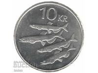 Islanda-10 Krónur-2008-KM# 29.1a-magnetic