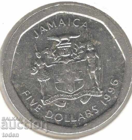 Jamaica - 5 Dolari - 1996 - KM# 163 cu preț € 1.00 | 1.96 BGN