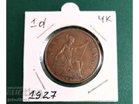 United Kingdom - 1 Penny from 1927