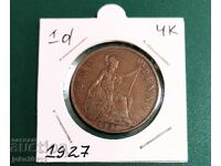 United Kingdom - 1 Penny from 1927