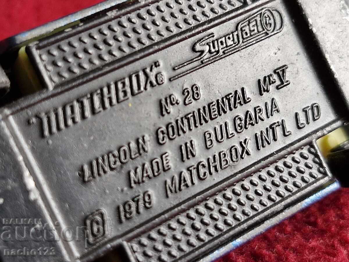 Matchbox-Bulgaria Lincoln continental 1979 с цена 35.00 лв. | € 17.90