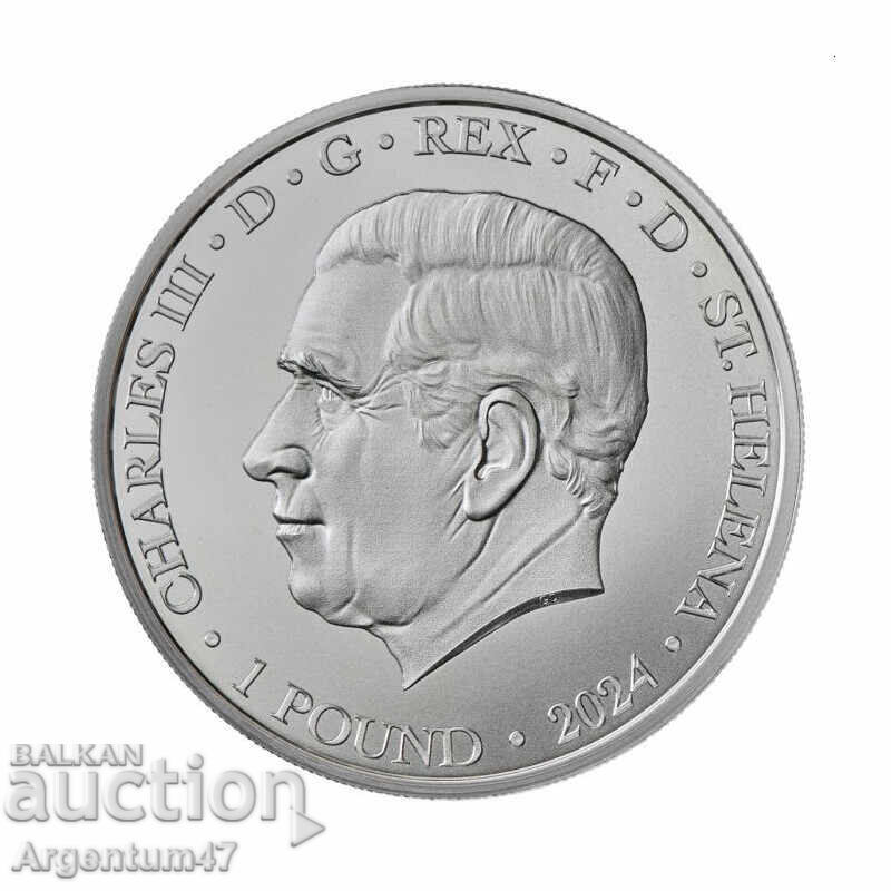 ARGINT 1 OZ 2024 SFÂNTA ELENA - REGINA ZÂNELOR UNA ȘI LEUL cu preț 148.99 BGN | € 76.18 ARGINT 1 OZ 2024 SFÂNTA ELENA - REGINA ZÂNELOR UNA ȘI LEUL cu preț 148.99 BGN | € 76.18