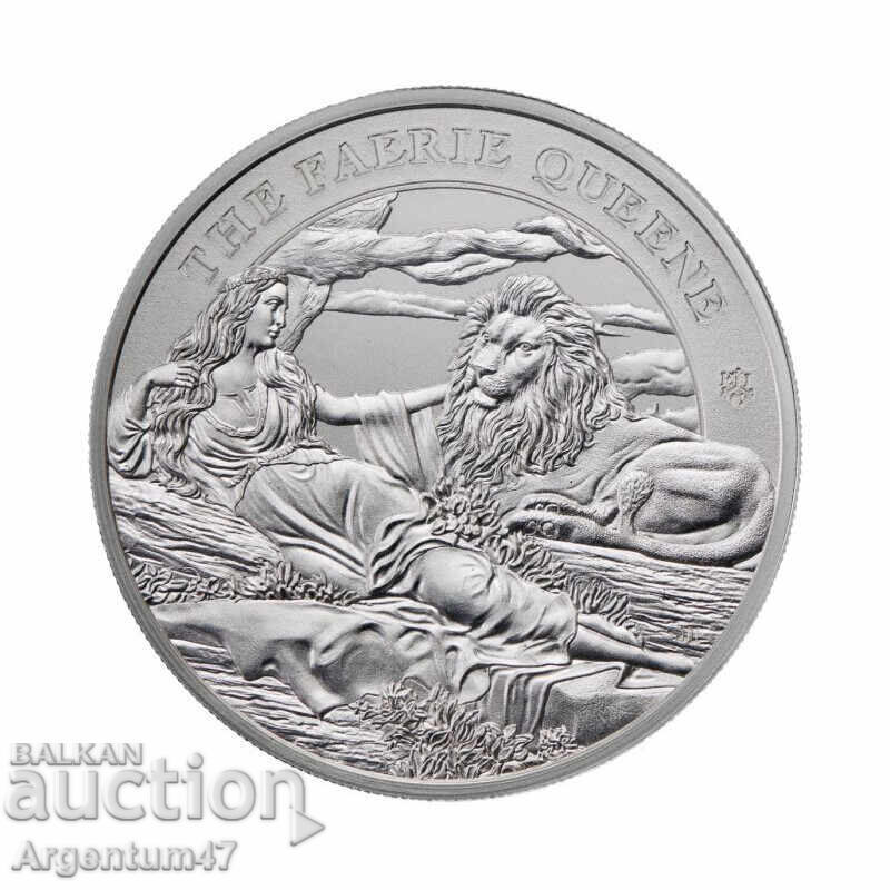 ARGINT 1 OZ 2024 SFÂNTA ELENA - REGINA ZÂNELOR UNA ȘI LEUL ARGINT 1 OZ 2024 SFÂNTA ELENA - REGINA ZÂNELOR UNA ȘI LEUL