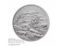 Ασημένιο 1 OZ 2024 ΣΕΝΤ ΕΛΕΝΑ - Η ΒΑΣΙΛΙΣΣΑ ΤΩΝ ΝΕΡΑΪΔΩΝ ΟΥΝΑ ΚΑΙ ΛΙΟΝΤΑΡΙ