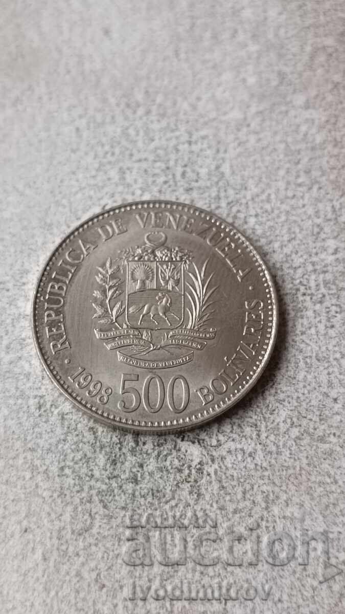 Венецуела 500 боливара 1998 Венецуела 500 боливара 1998