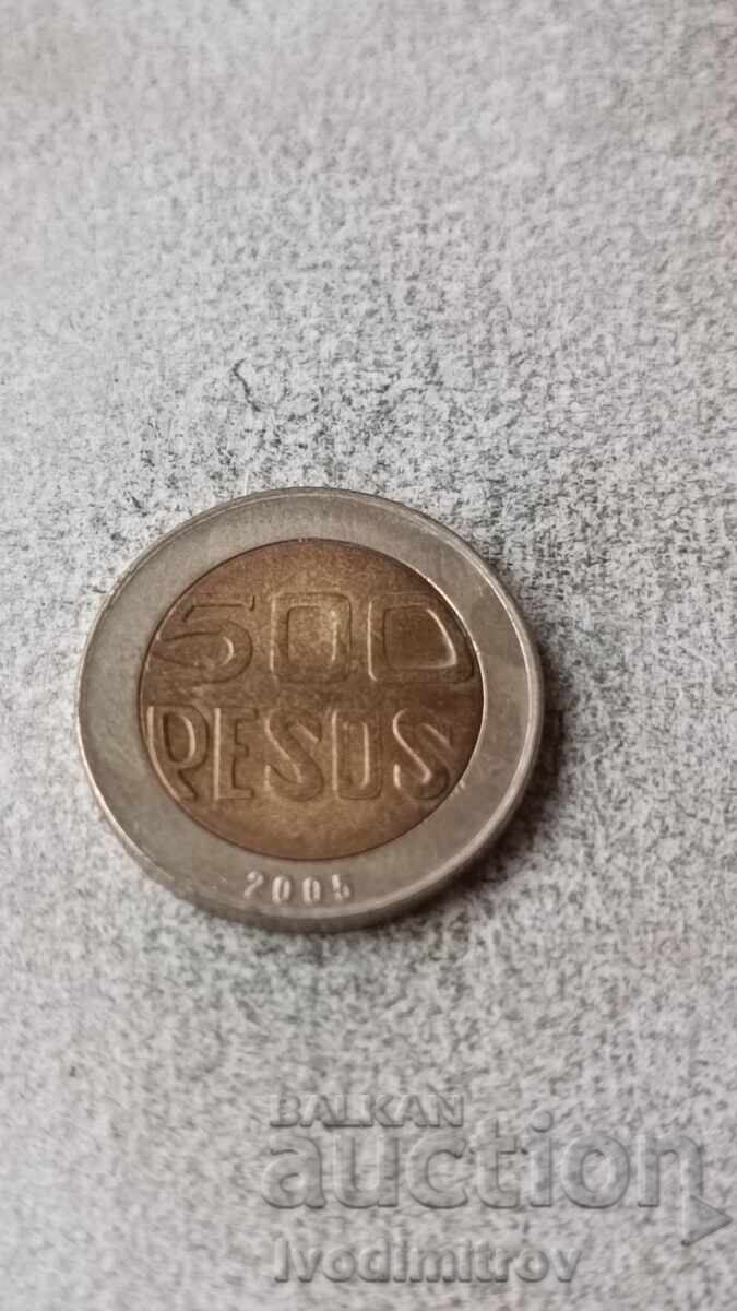 Colombia 500 pesos 2005 Colombia 500 pesos 2005