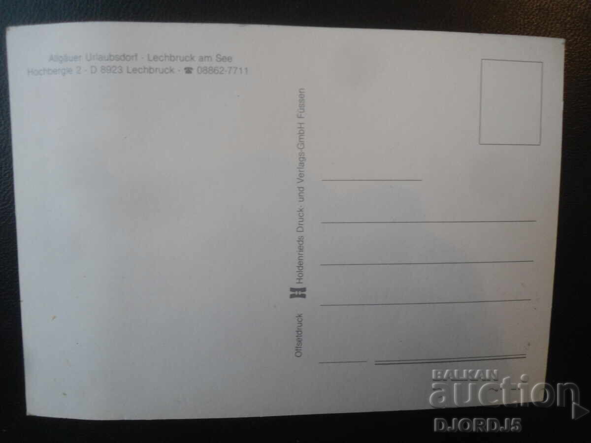 Стара картичка, Allgauer Urlaubsdorf с цена 1.00 лв. | € 0.51