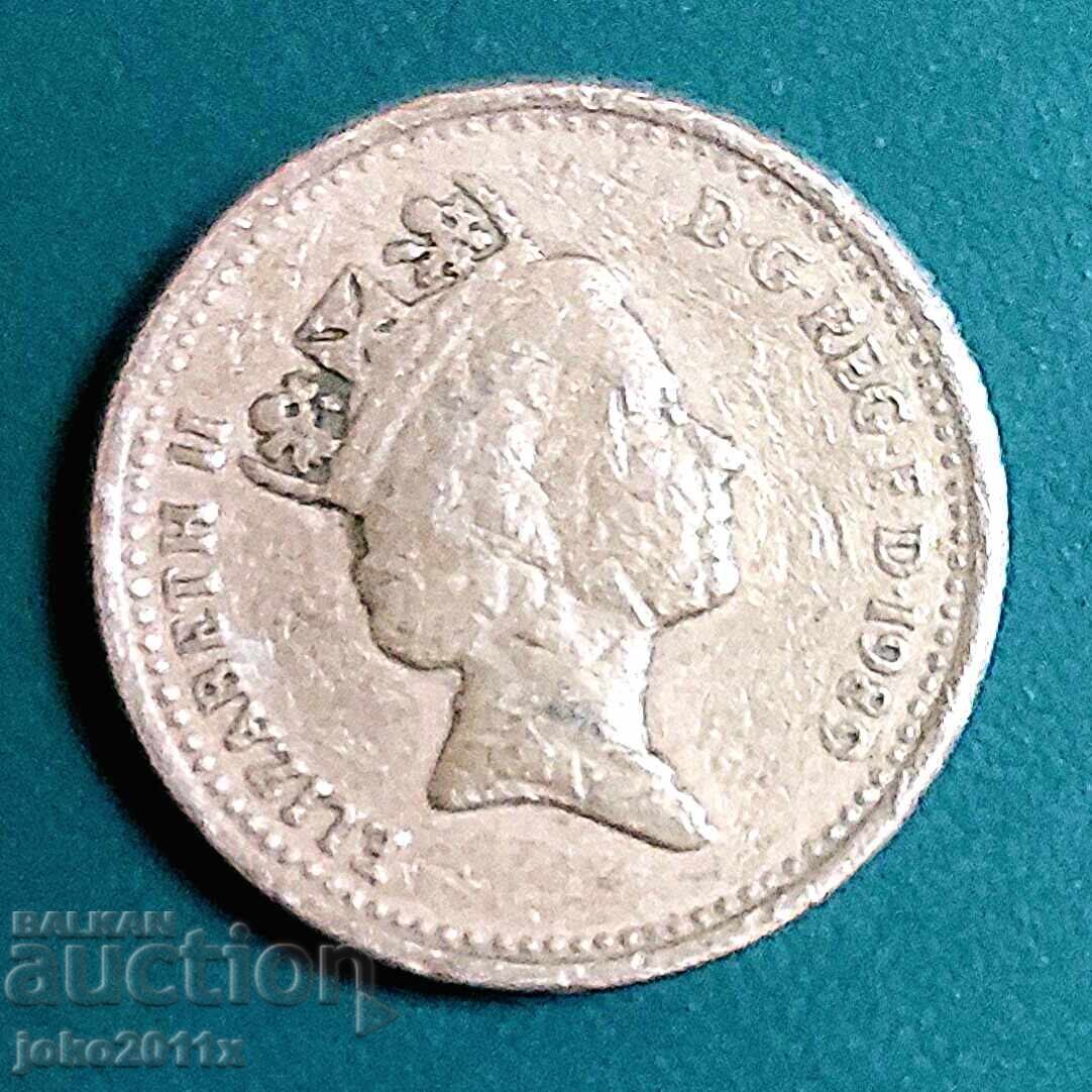 Marea Britanie - 1 liră sterlină din 1989 cu preț 0.01 BGN | € 0.01 Marea Britanie - 1 liră sterlină din 1989 cu preț 0.01 BGN | € 0.01