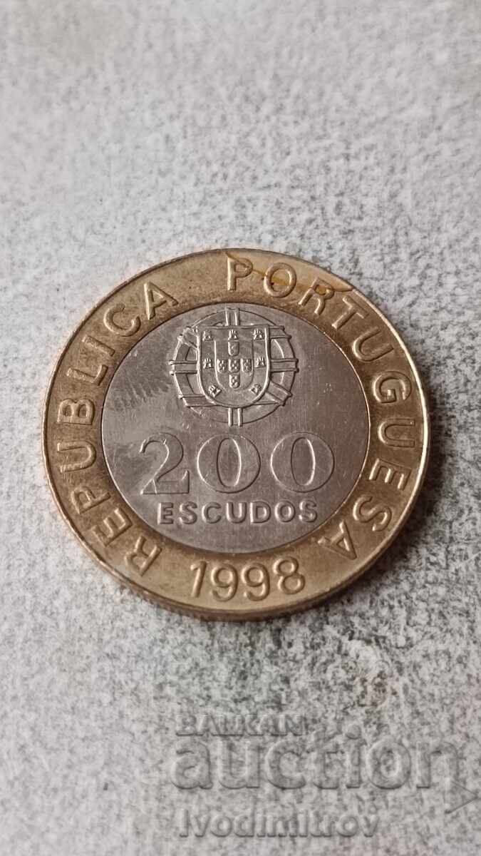Португалия 200 ескудо 1998 Португалия 200 ескудо 1998