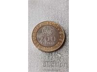 Португалия 200 ескудо 1998