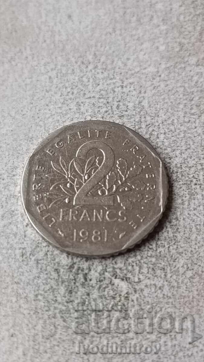 France 2 francs 1981 France 2 francs 1981