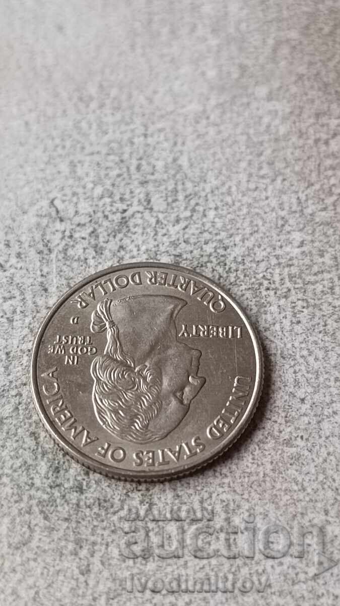 USA 25 Cents 2009 D Puerto Rico with price 2.15 BGN | € 1.10