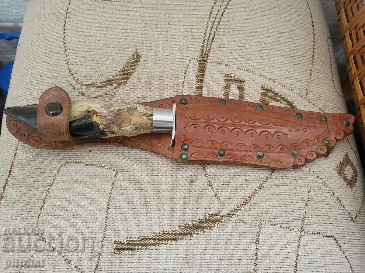 Cuțit de vânătoare din perioada socialistă, 1984 - 5 Cuțit de vânătoare din perioada socialistă, 1984 - 5