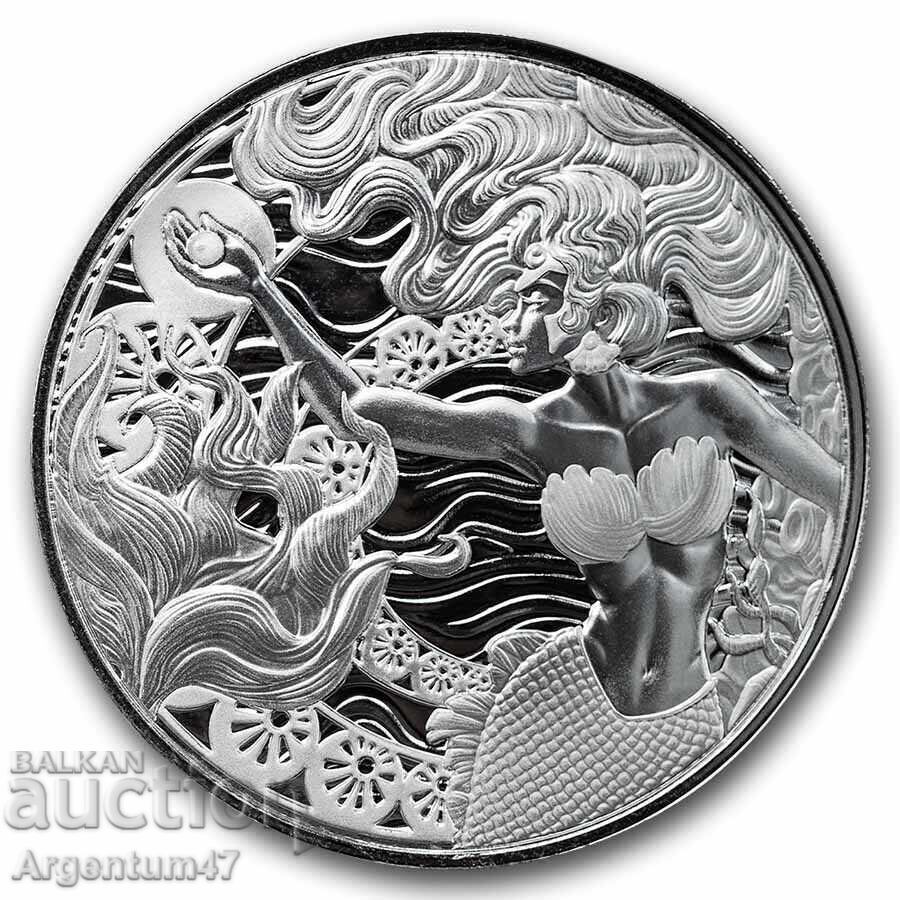 СРЕБРО 1 OZ 2025 САМОА - РУСАЛКА СРЕБРО 1 OZ 2025 САМОА - РУСАЛКА