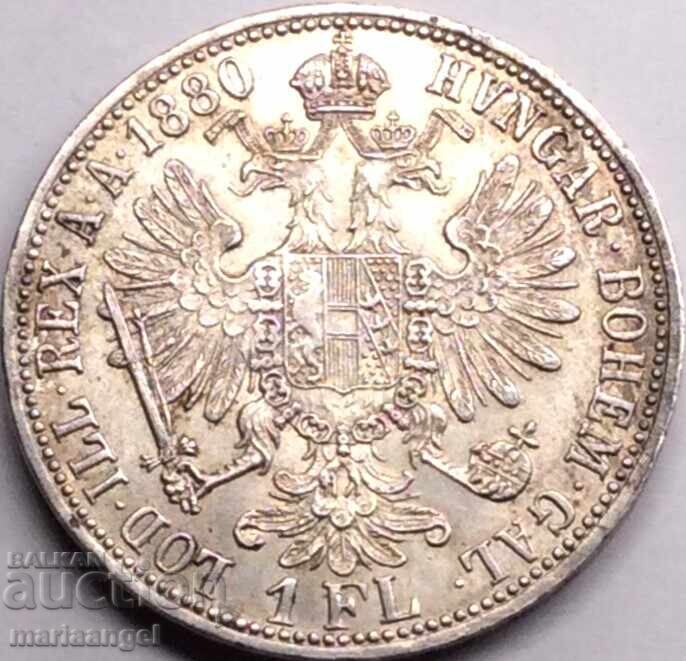 Austria 1 florin 1880 Franz Joseph argint cu preț 90.00 BGN | € 46.02 Austria 1 florin 1880 Franz Joseph argint cu preț 90.00 BGN | € 46.02