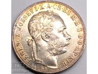 Ungaria 1 Forint 1886 Franz Joseph argint