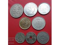 Lot mixt de 8 monede