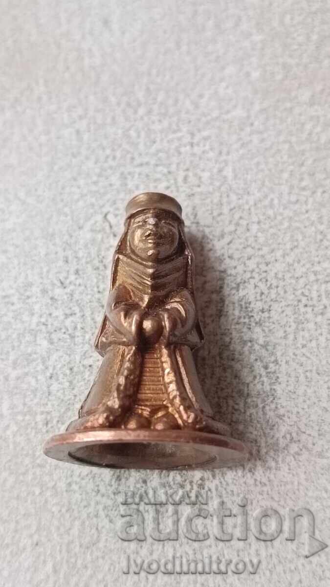 Figurina metalică din ou de ciocolată Curtezană Figurina metalică din ou de ciocolată Curtezană