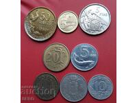 Lot mixt de 8 monede