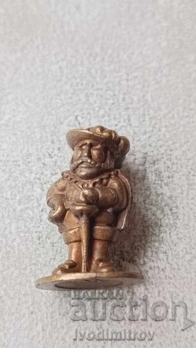 Μεταλλική φιγούρα από σοκολατένιο αυγό Μουσκέτος Νο. 10