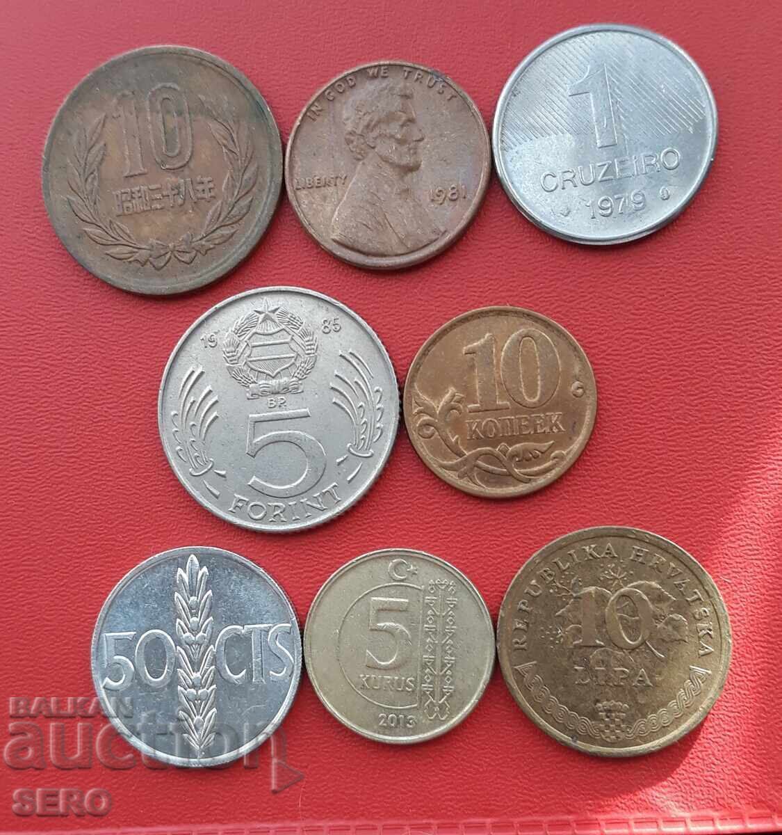 Mixed lot of 8 coins Mixed lot of 8 coins