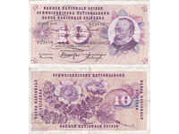 tino37- ΕΛΒΕΤΙΑ - 10 ΦΡΑΓΚΑ - 1965 - F+