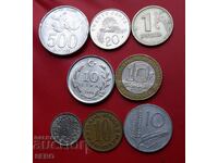 Mixed lot of 8 coins