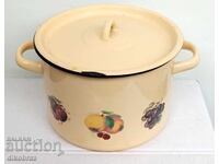 Тенджера емайл домакинска 4 литра  - от стотинка