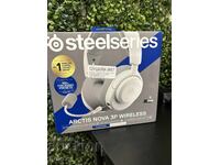 Гейминг слушалки SteelSeries - Arctis Nova 3PW - нови