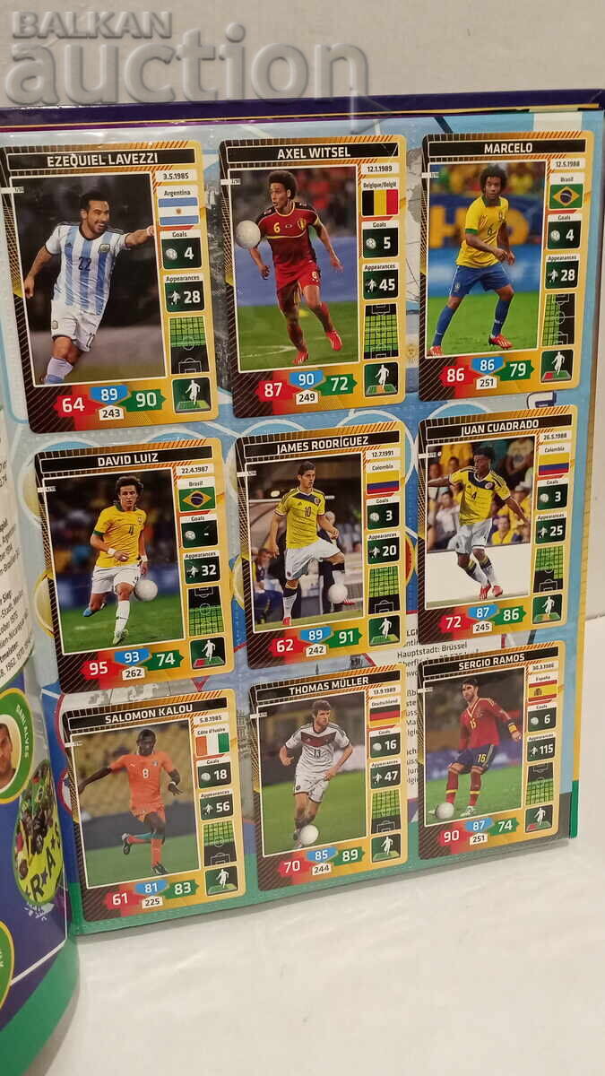 Άλμπουμ με 90 καρτ ποστάλ με ποδοσφαιριστές Άλμπουμ με 90 καρτ ποστάλ με ποδοσφαιριστές