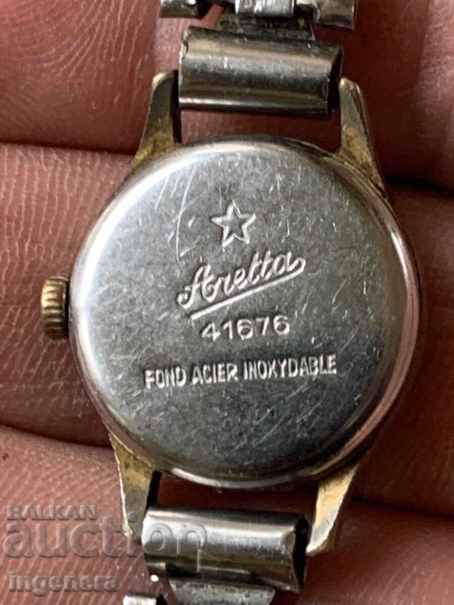 CEAS "ARETTA" - NU FUNCȚIONEAZĂ cu preț 18.00 BGN | € 9.20 CEAS "ARETTA" - NU FUNCȚIONEAZĂ cu preț 18.00 BGN | € 9.20