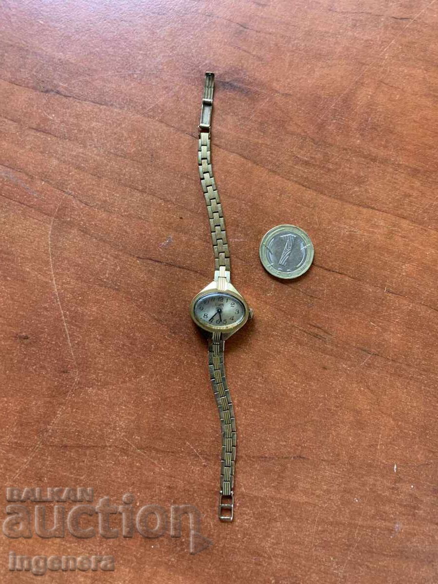 LUCH Watch, Hand-Wound, Gold-Plated, Marked - AU