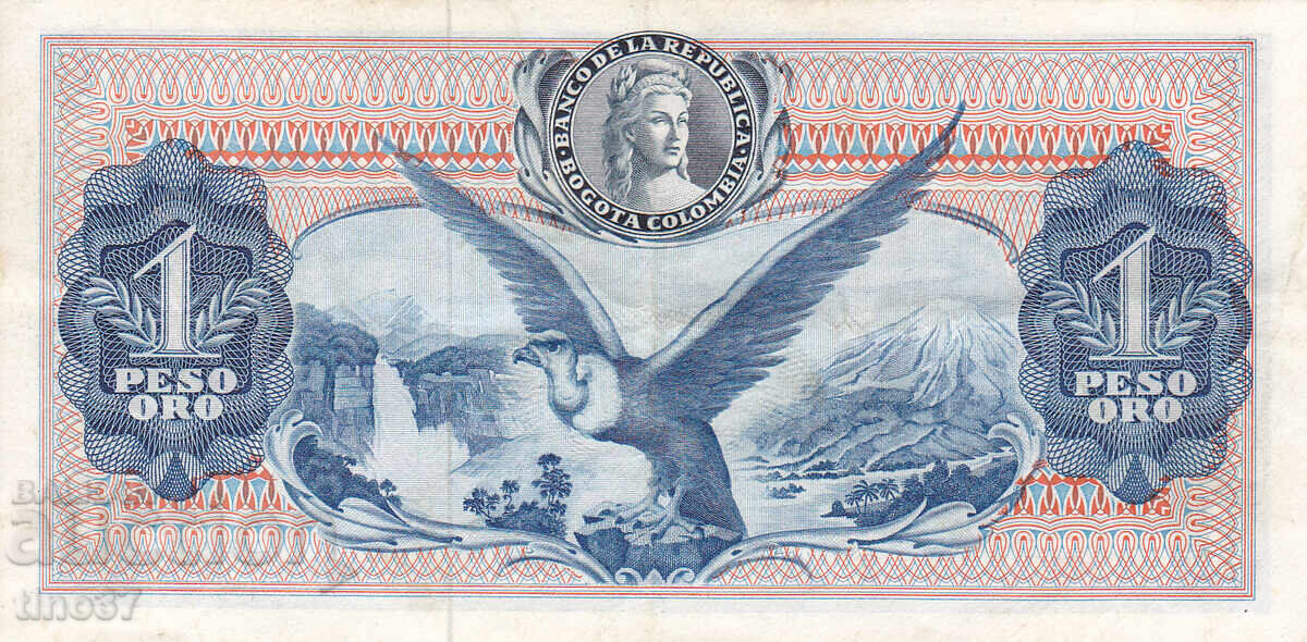 Δημοπρασία tino37- ΚΟΛΟΜΒΙΑ - 1 ΠΕΣΟ ΟΡΟ - 1964 - VF