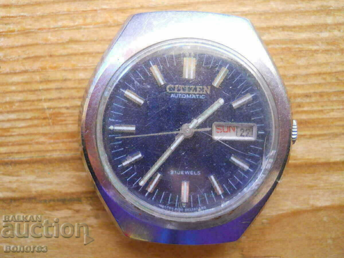 Мъжки ръчен часовник "Citizen Automatic" - работи Мъжки ръчен часовник "Citizen Automatic" - работи