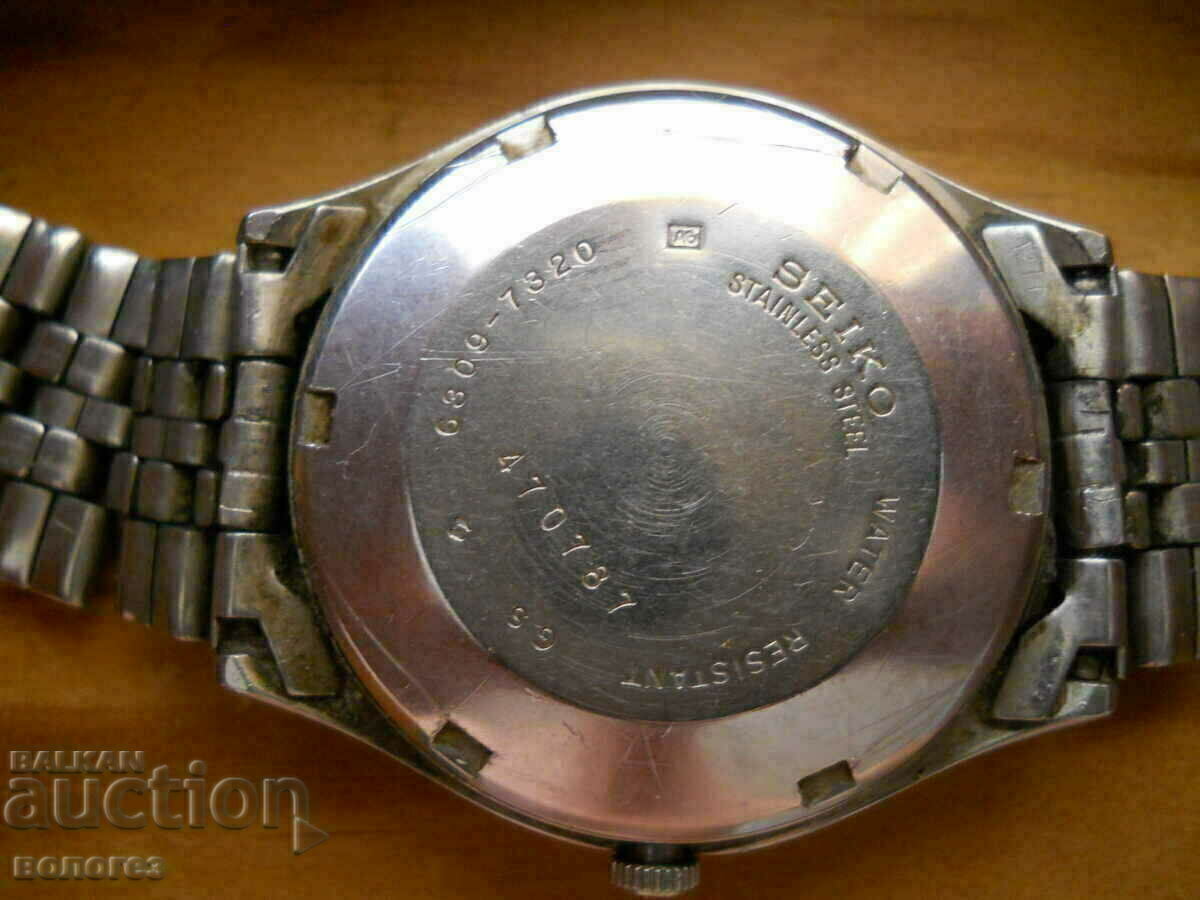 Ceas vintage automat pentru bărbați "Seiko 5" - funcțional cu preț 50.00 BGN | € 25.56 Ceas vintage automat pentru bărbați "Seiko 5" - funcțional cu preț 50.00 BGN | € 25.56